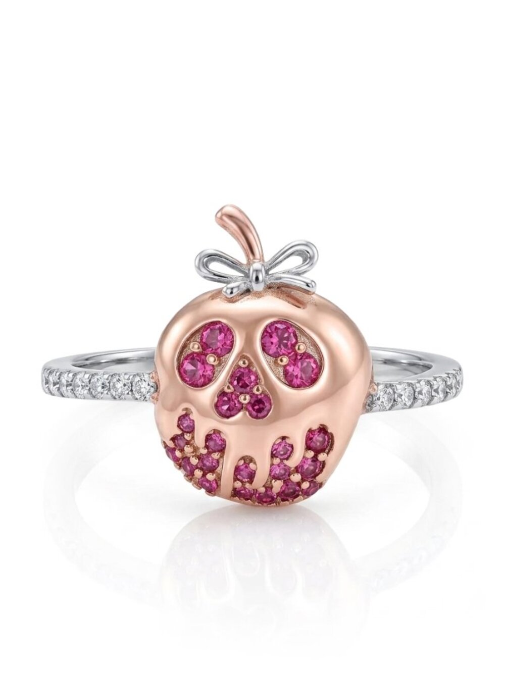 Disney Villians Snow White Poison Apple Ring, 925 Sterling Silver